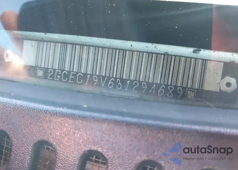 2003 Chevrolet Silverado 1500 Ls z USA, uszkodzony, nr VIN 2GCEC19V631294689